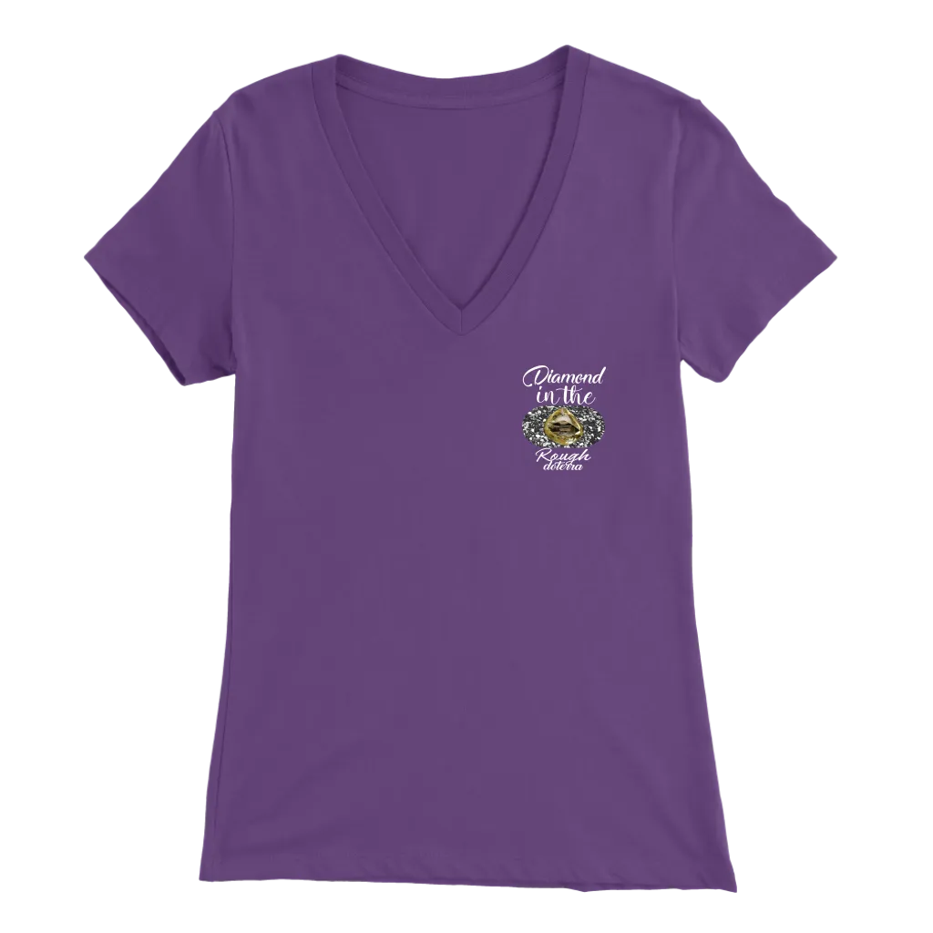 Diamond in the Rough pebbles "V" neck