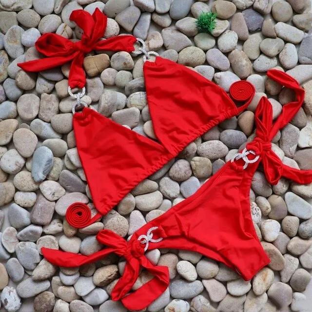 Diamond Swimsuit Crystal Bikinis