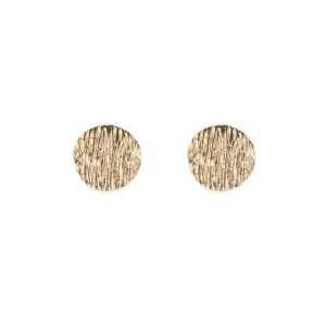 Disc Earrings | Yellow Gold