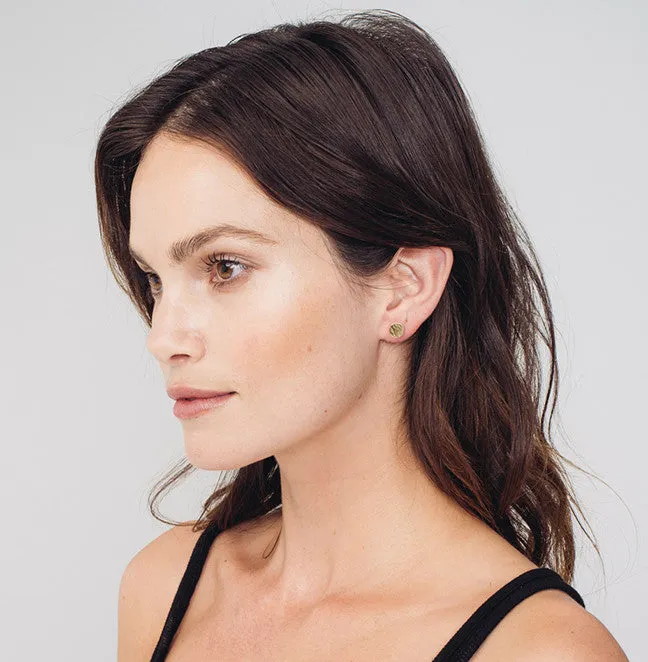 Disc Earrings | Yellow Gold