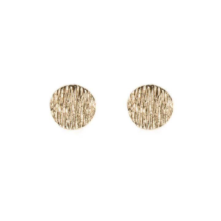 Disc Earrings | Yellow Gold