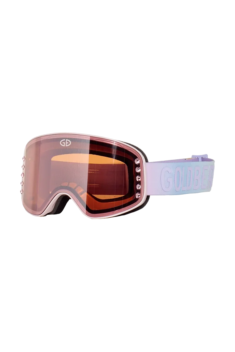 Dollface Swarovski Crystal Ski Goggles