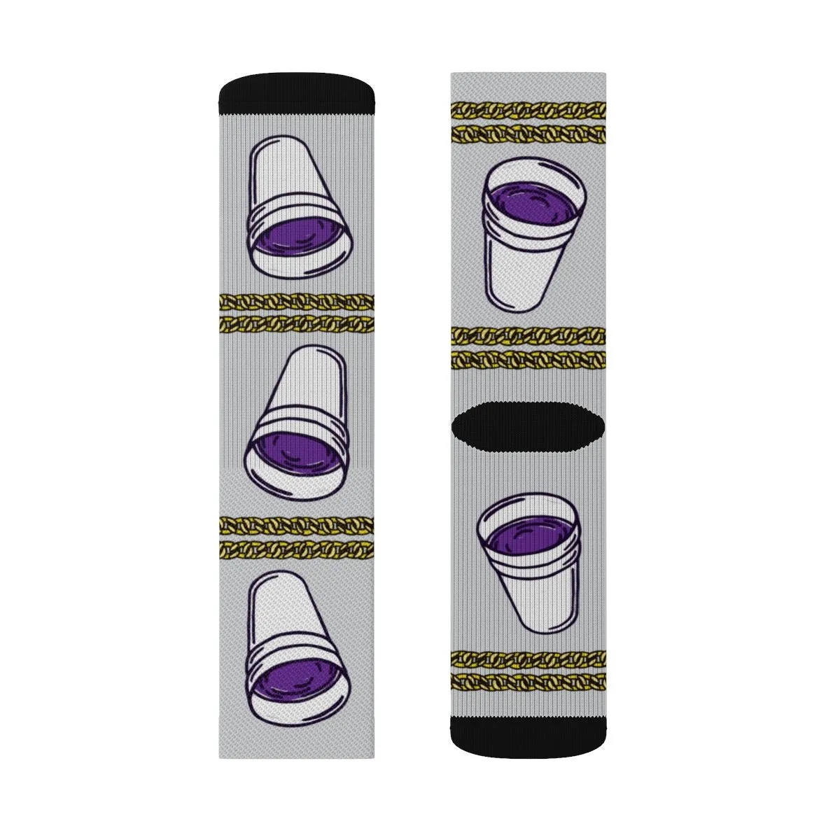 Double Cup of Lean Adult Crew Socks