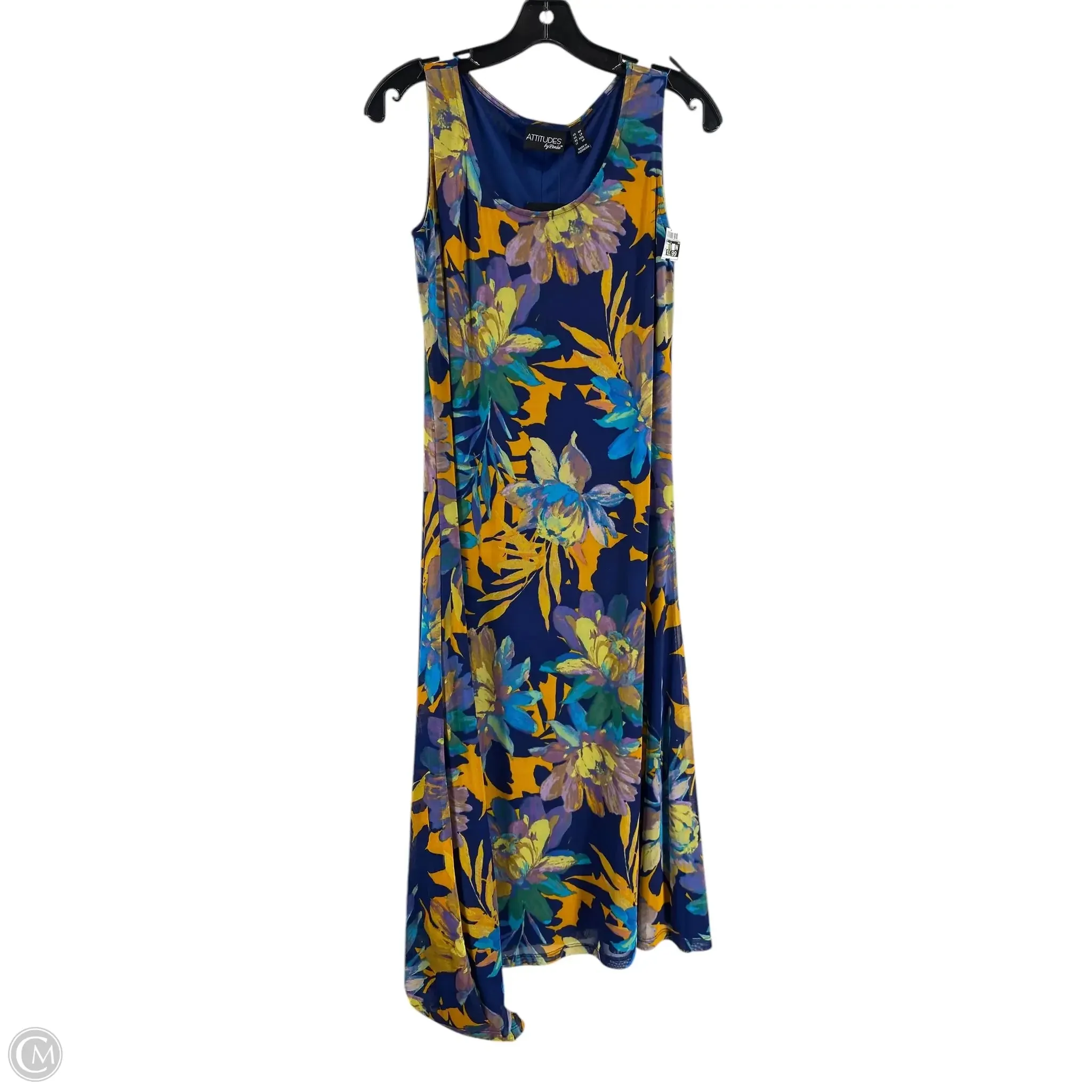 Dress Casual Maxi By Attitude In Multi-colored, Size: M