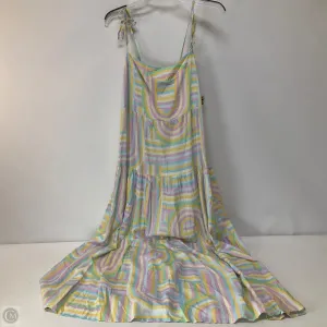 Dress Casual Maxi By Clothes Mentor In Multi-colored, Size: L