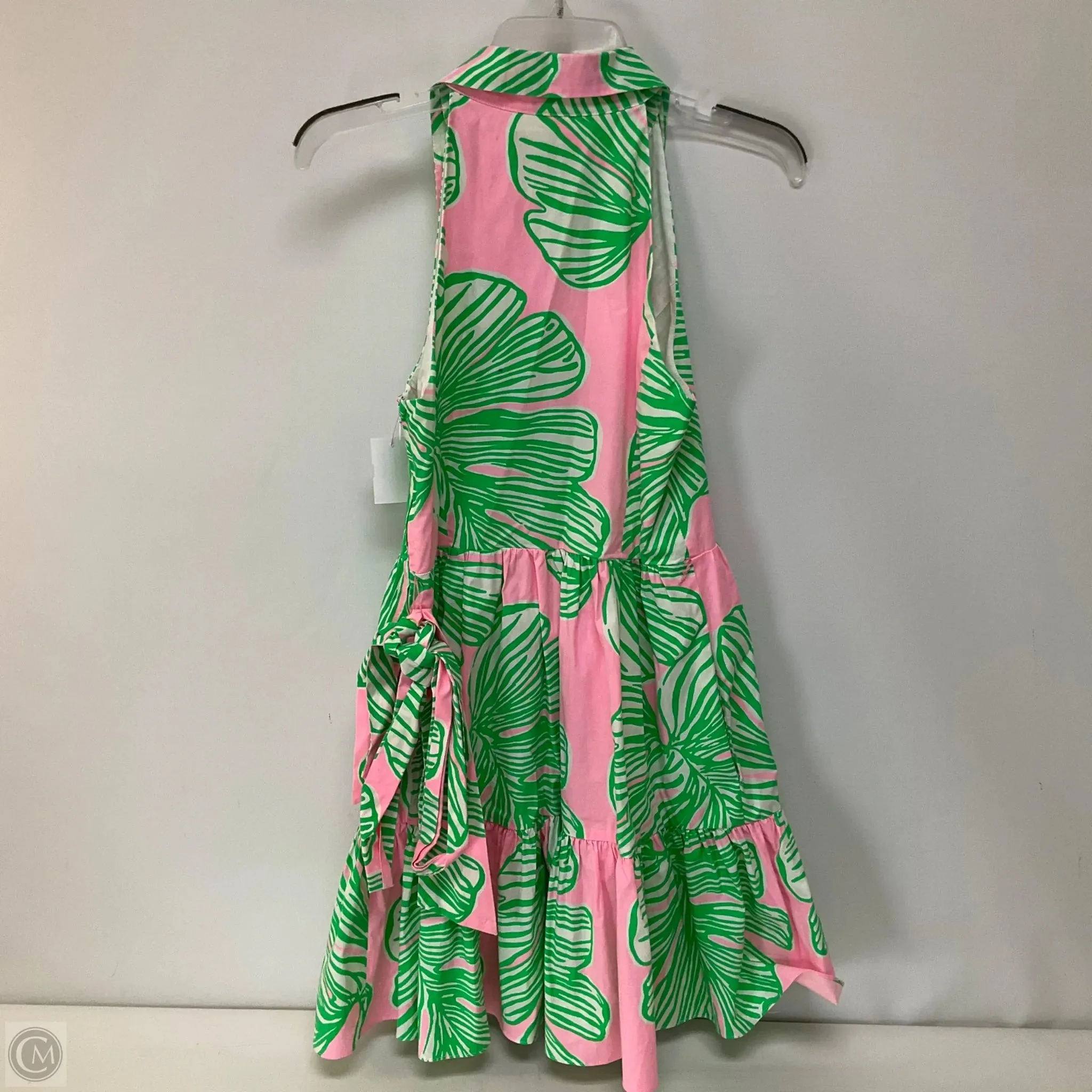 Dress Designer By Lilly Pulitzer In Green & Pink, Size: 2