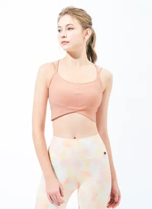 easyoga LA-VEDA Aspire Cropped Tank - Smoky Pink