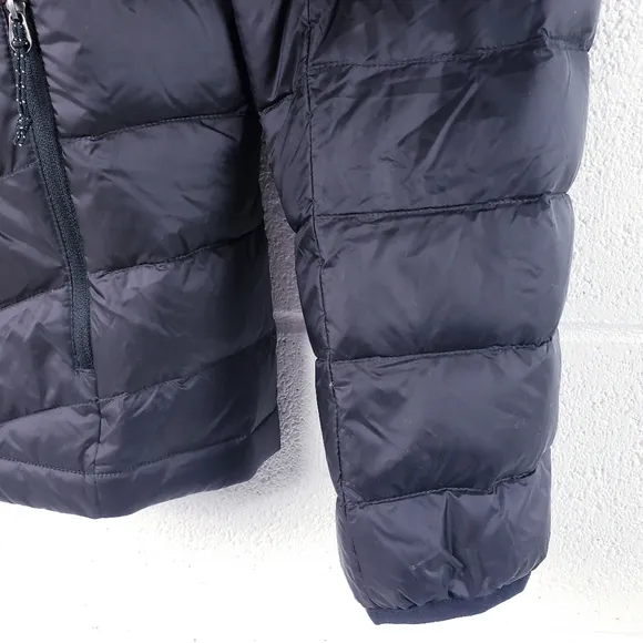 Eddie Bauer Women's 2-Tone 650 Fill Down Filled Puffer Jacket Black Size Medium
