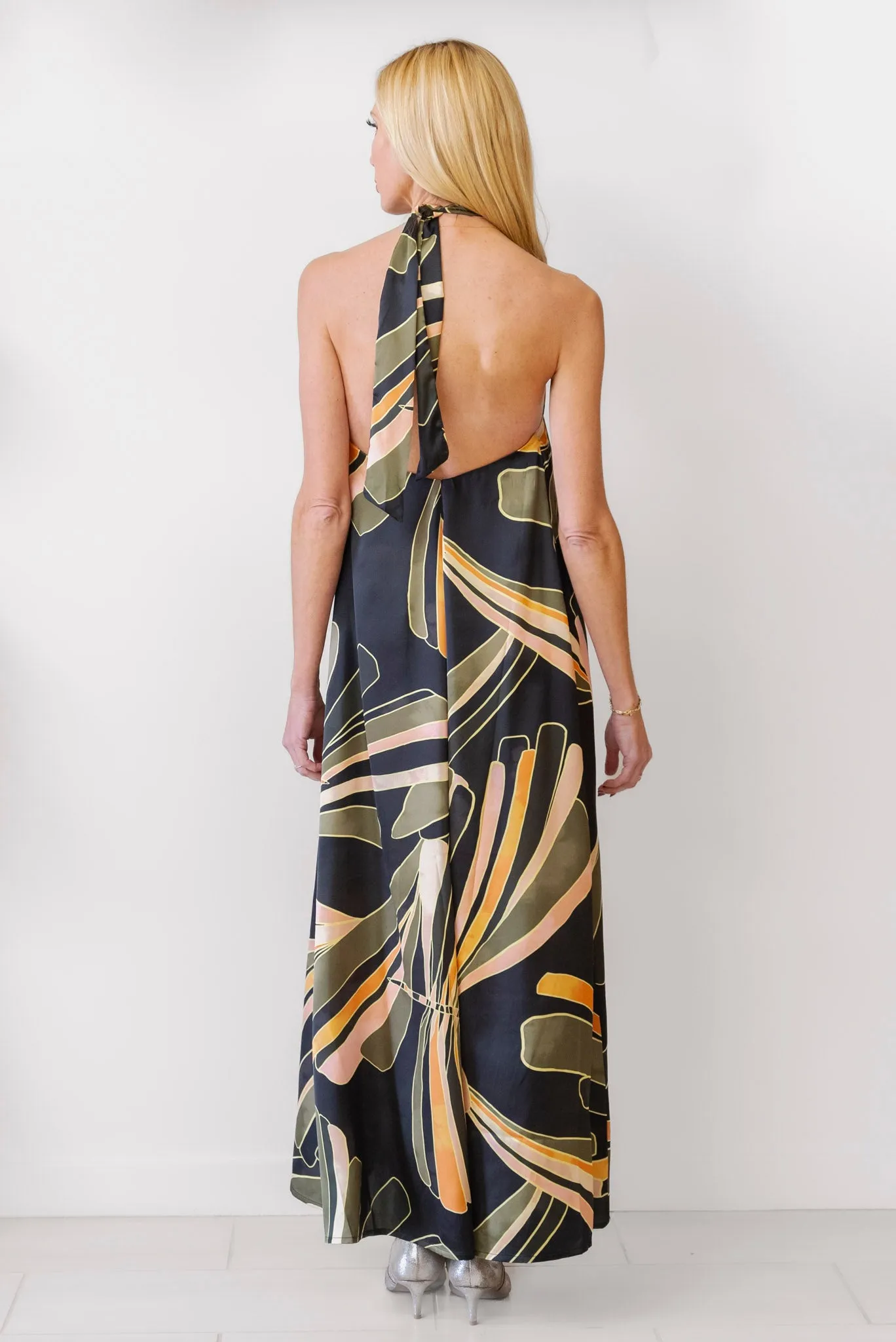 ELAN Tie Neck Dress