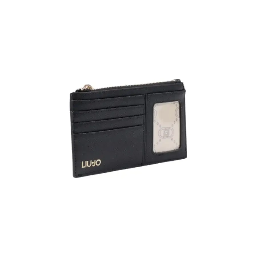 Elegant Black Leather Cardholder