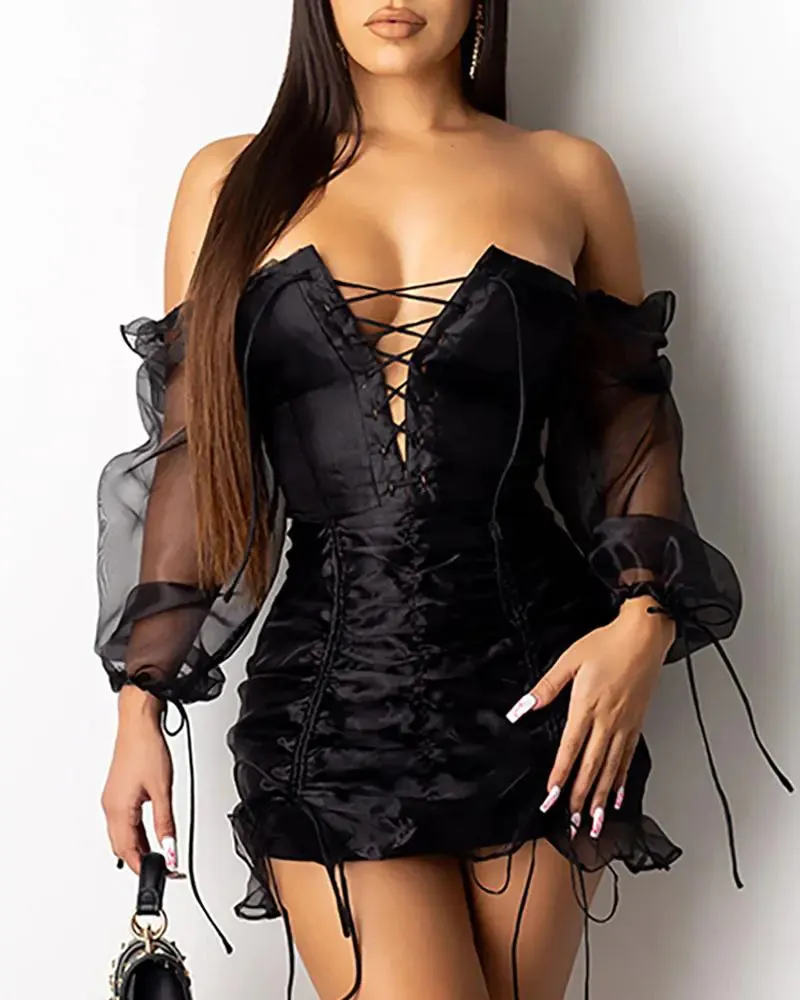 Elegant Sexy Party Mini Dress