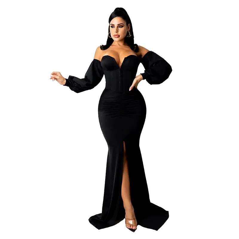Elegant Sexy Sleeveless Backless StraplessDress