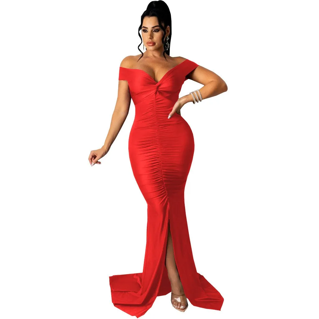 Elegant Sexy Sleeveless Backless StraplessDress