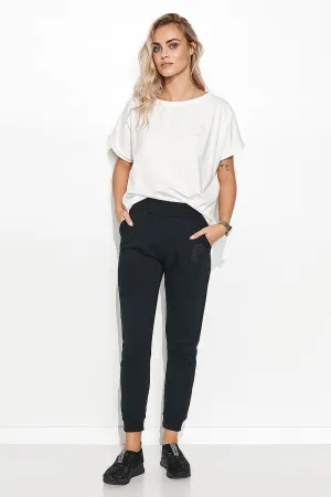 Elegant Straight-Leg Knit Lounge Trousers