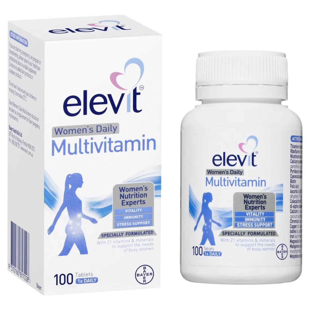 Elevit Women's Daily Multivitamin 100 Tablets