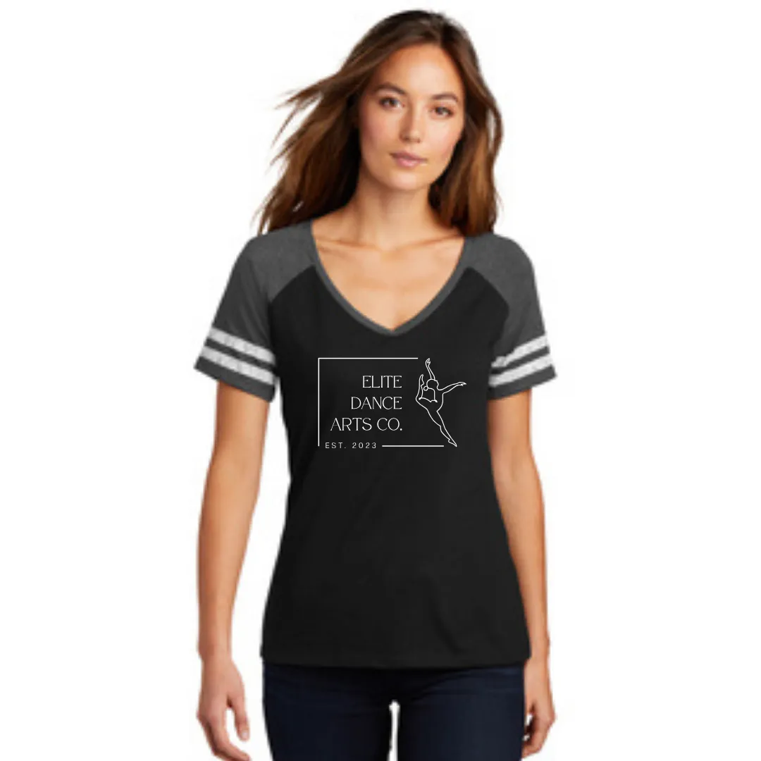 Elite Dance Women's Game V-Neck Tee