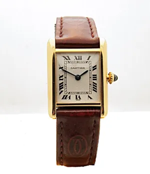 Estate 18k Cartier Tank Women's Watch