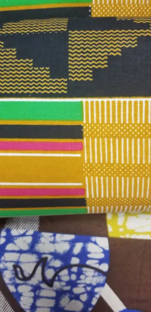 Fabric Cotton | African Wax 3yrds | Geri's Bluffing Boutique