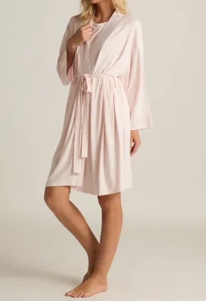 Faceplant Dreams Kimono Robe - Pink