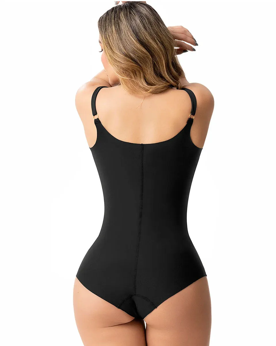 Fajas Sonryse Open Bust Tummy Control Panty Shapewear Bodysuit