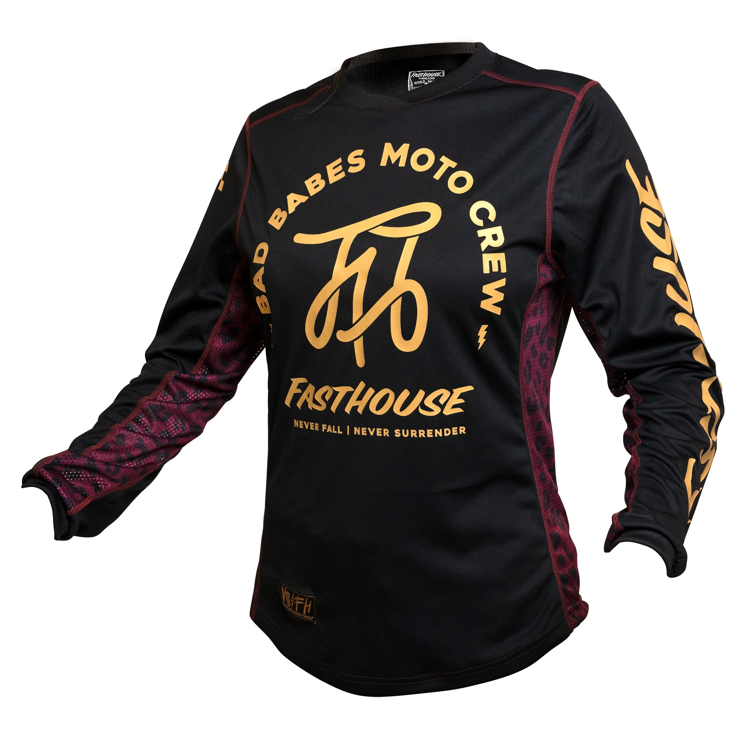 Fasthouse Women's Grindhouse Golden Script Long Sleeve Jersey