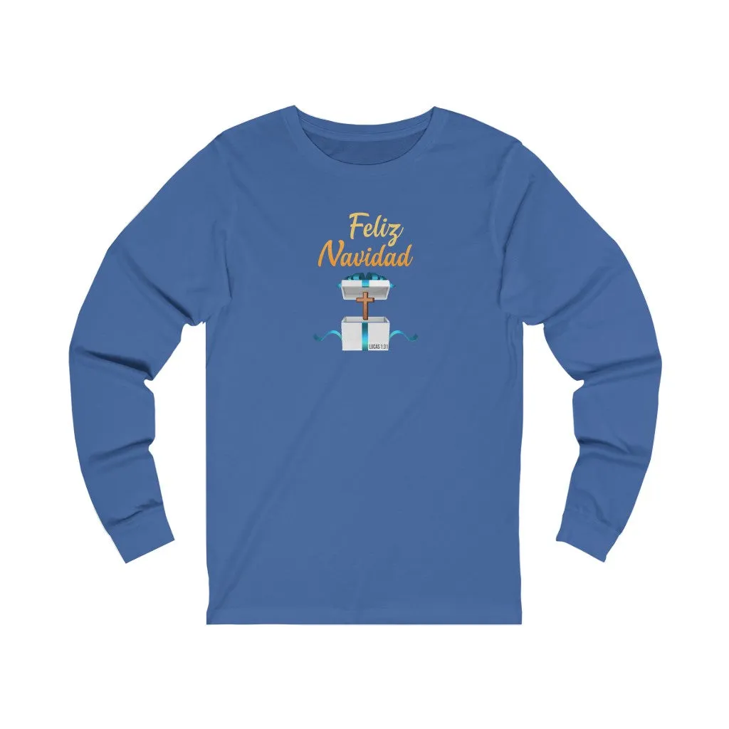 Feliz Navidad Women Unisex Jersey Long Sleeve Tee