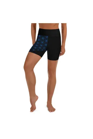 Flower of Life Yoga Shorts