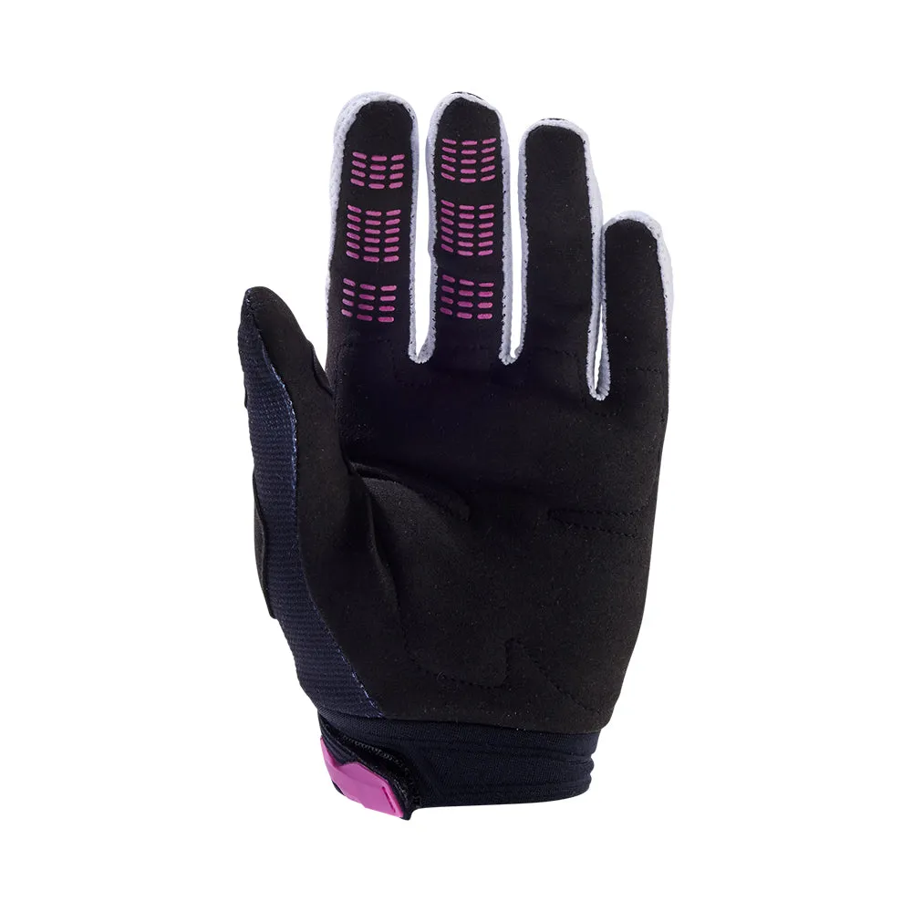 FOX WOMENS 180 FLORA GLOVES [BLACK/PINK]