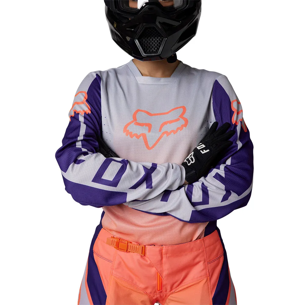 FOX WOMENS 180 LEED JERSEY [FLO ORANGE]