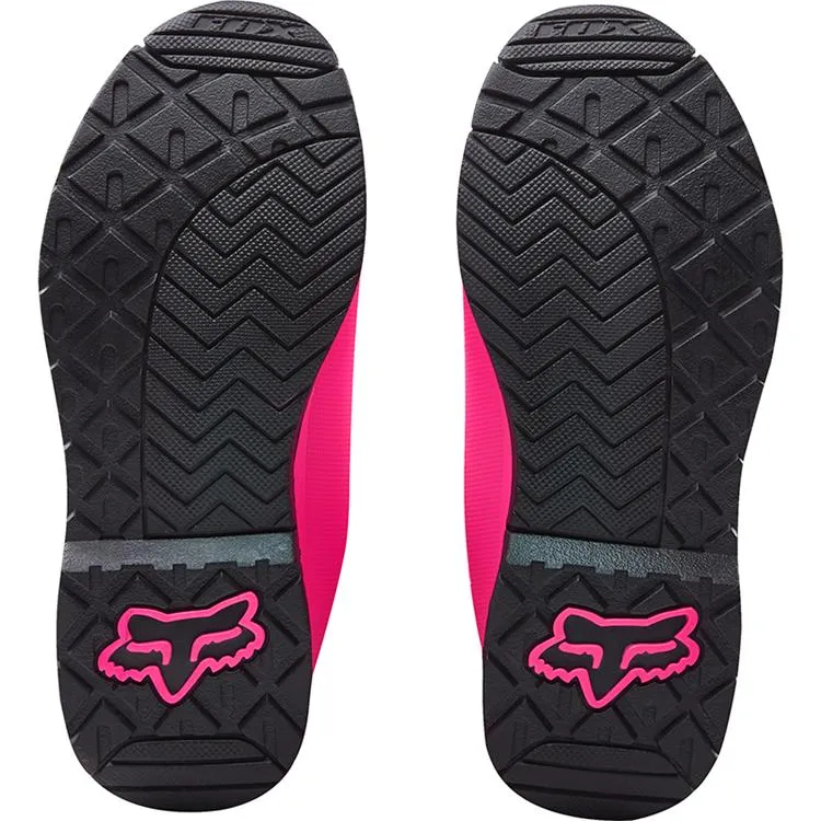 FOX WOMENS COMP 5 BOOTS BLACK/PINK 5