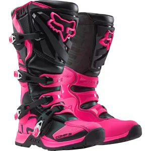 FOX WOMENS COMP 5 BOOTS BLACK/PINK 5