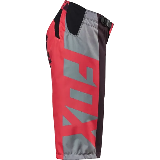 Fox Womens Demo Race Shorts - Neon Red S