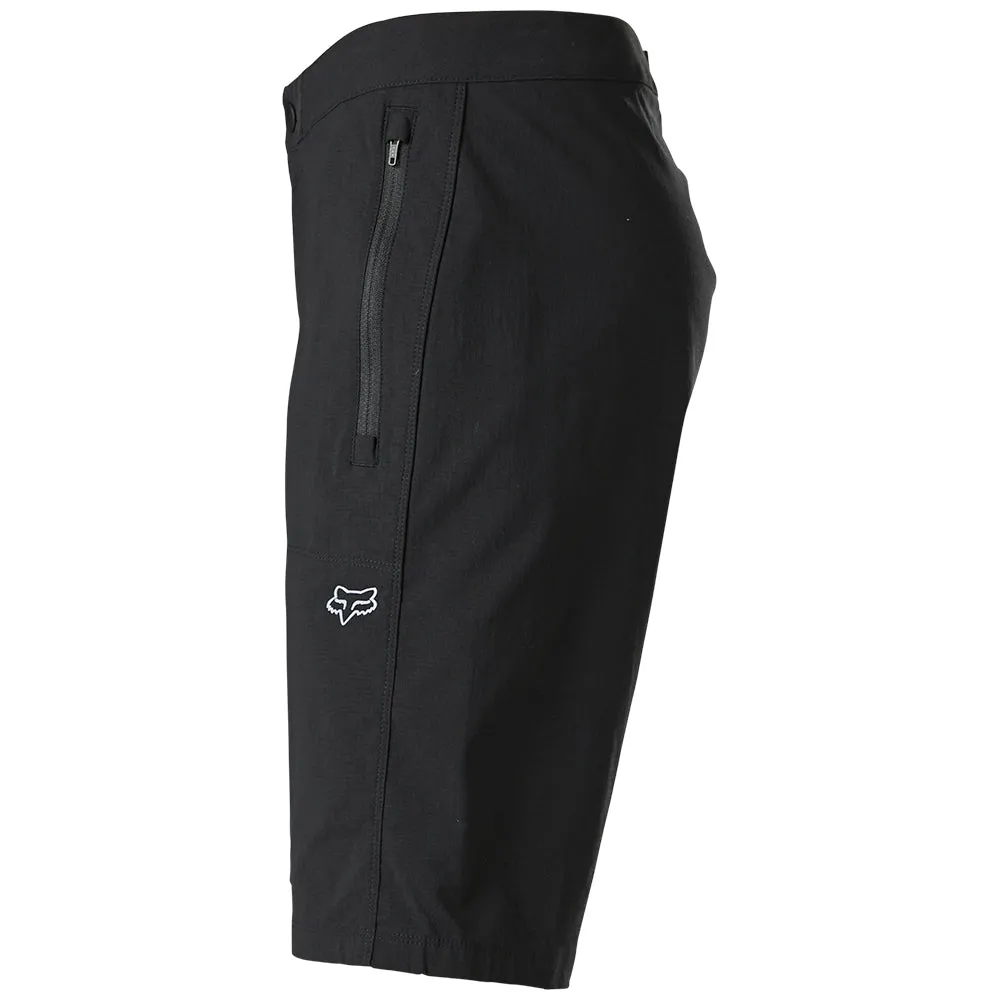 FOX WOMENS RANGER SHORTS WITH LINER [BLACK]