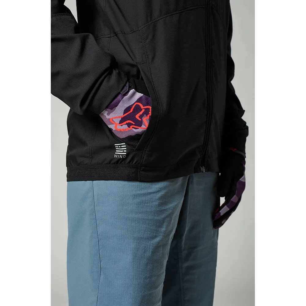 Fox Womens Ranger Wind Jacket - Black