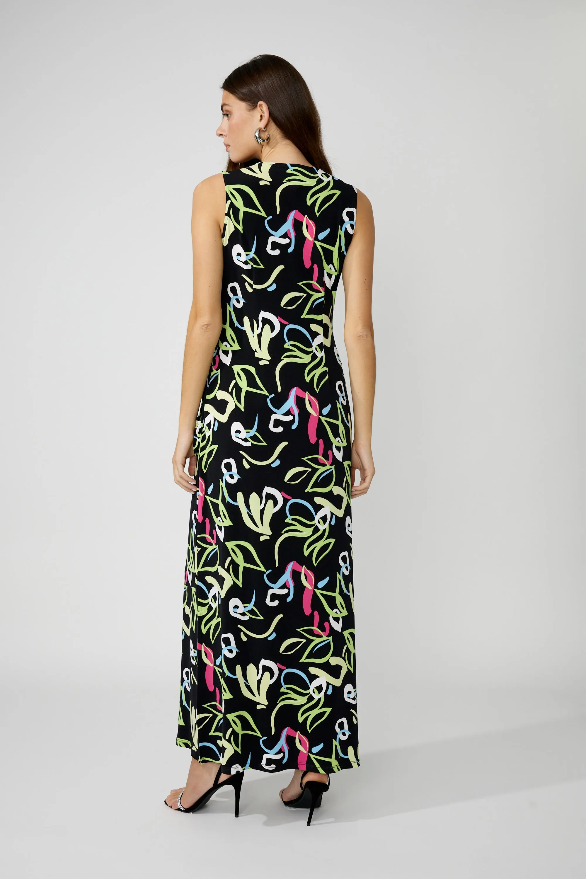 Frank Lyman- Women's Maxi A-line Dress With Pockets