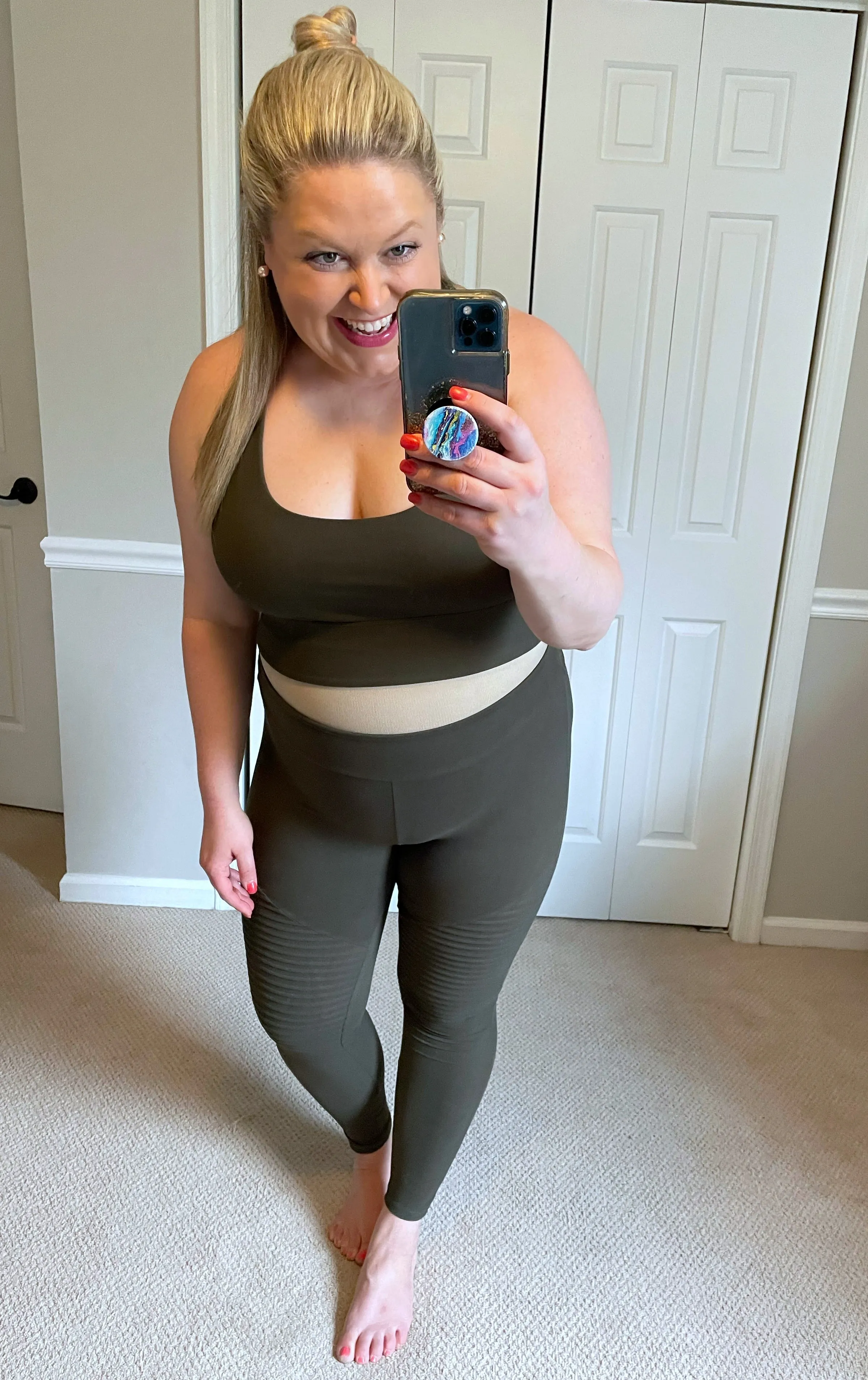 Free Expression Sports Bralette in Olive