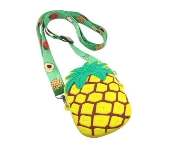 Fruit and Donut  Soft Silicone Pouch