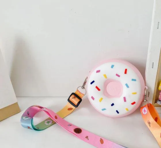 Fruit and Donut  Soft Silicone Pouch