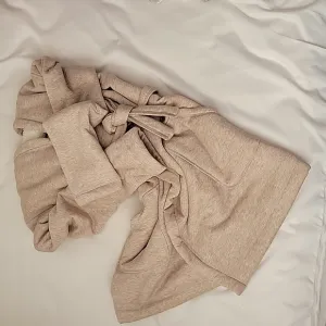 GAP Body Robe Plush Hooded Faux Sherpa Fleece Spa Bath Robe with Pockets Women's
