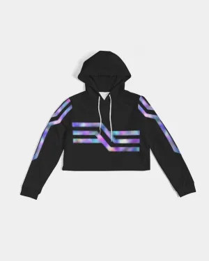 Geo Prism Cropped Hoodie