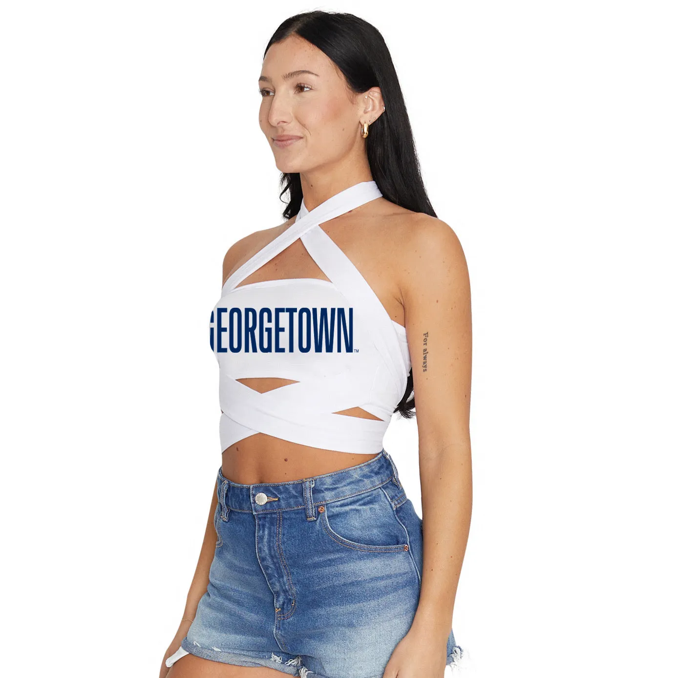Georgetown White Multi Way Bandeau Top