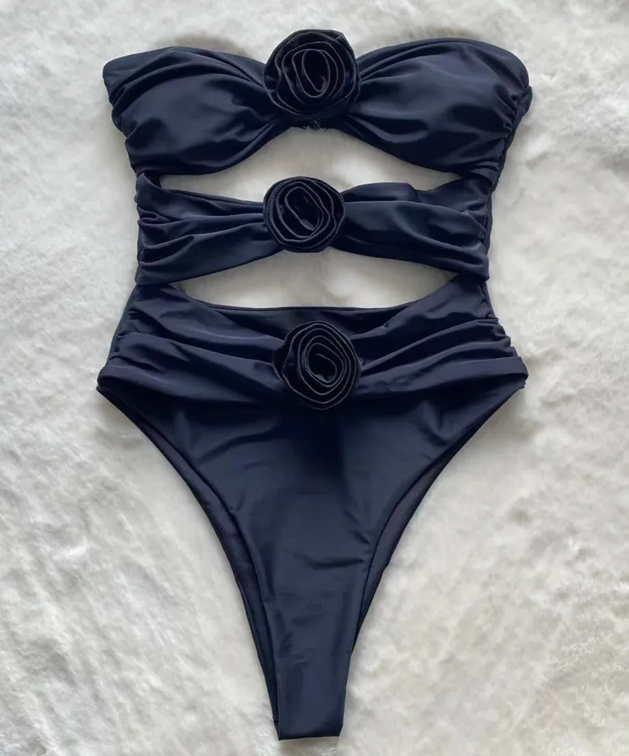 GEORGIA 3D FLORAL SWIMSUIT