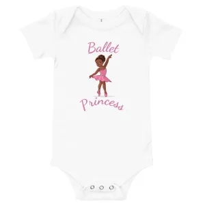 Girls' Ballet Princess Short-Sleeve Bodysuit