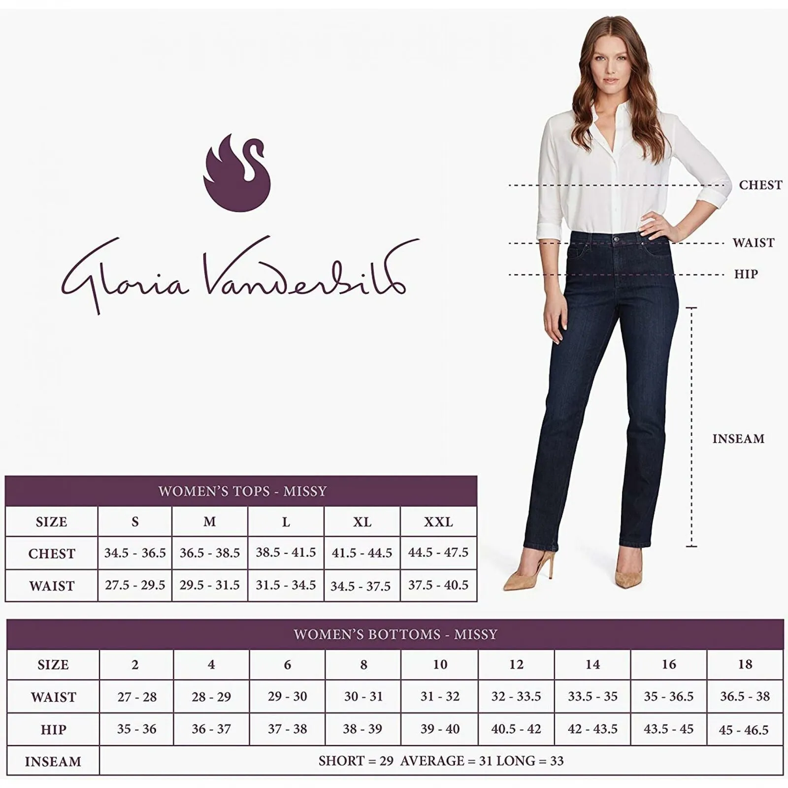 Gloria Vanderbilt Women's 3/4 Sleeve Slub Knit T-Shirt