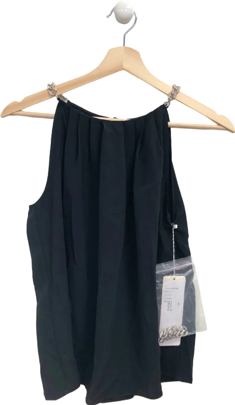 Goelia Black Chain Strap Top S