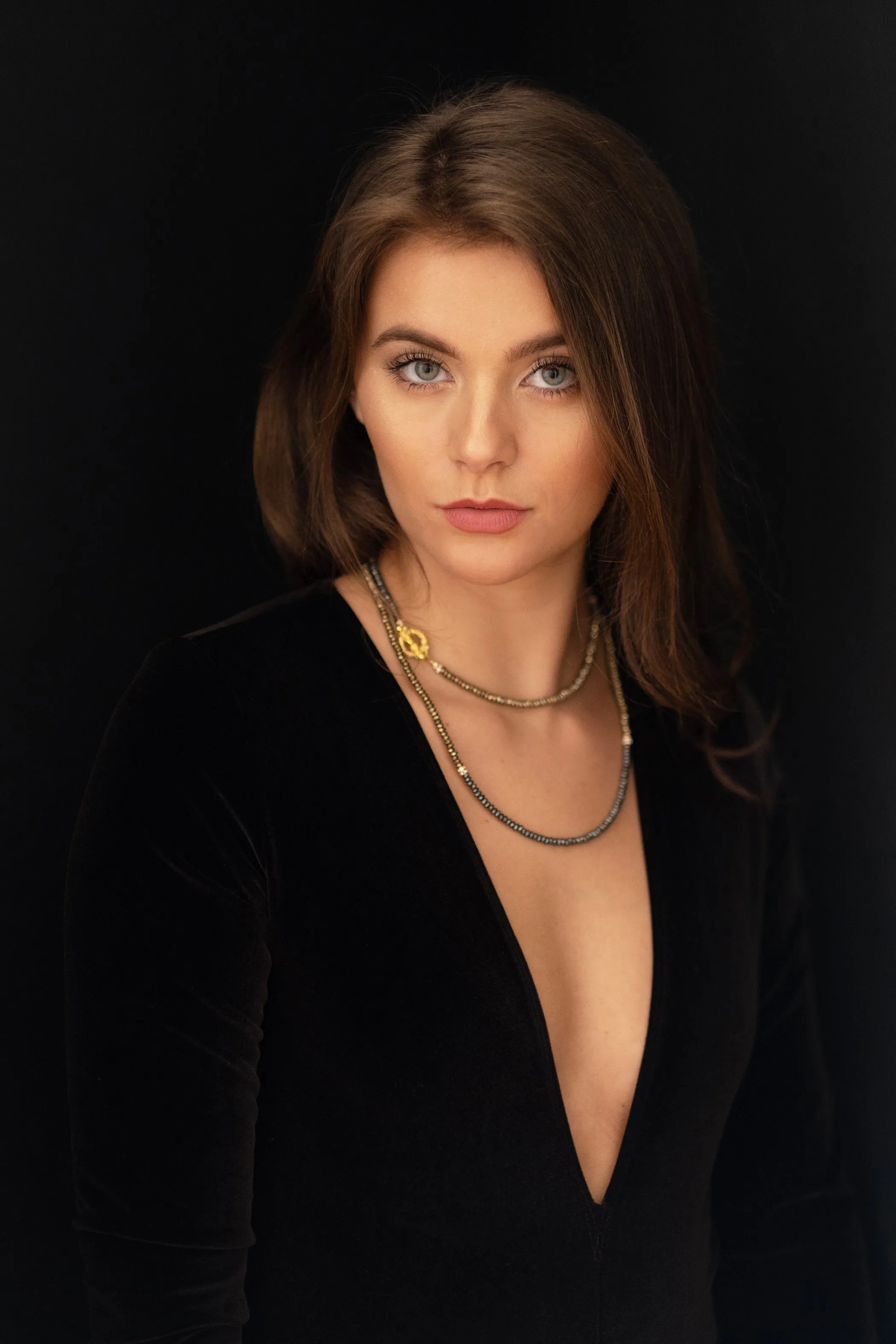Gold & Gunmetal Hematite Dash Necklace