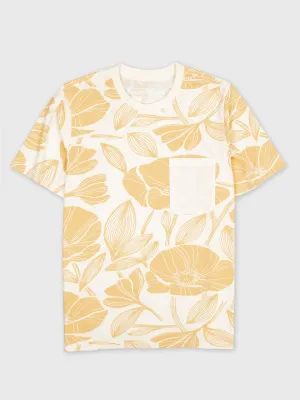 Golden Poppies Pocket Tee