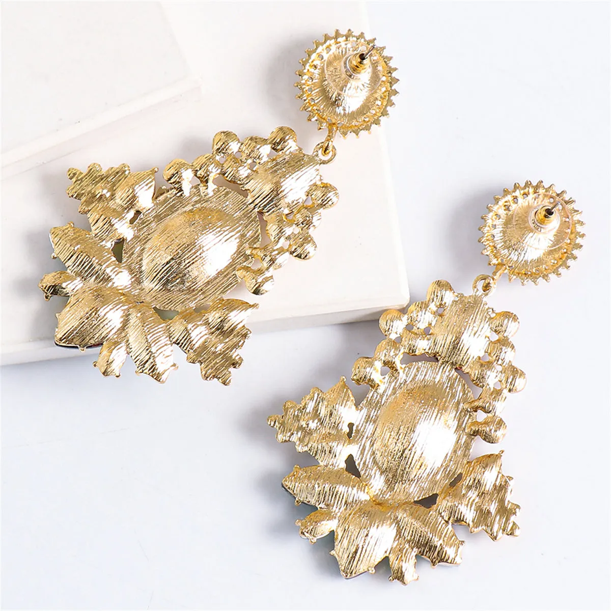 Green Crystal & Cubic Zirconia Pearl 18K Gold-Plated Botany Drop Earrings