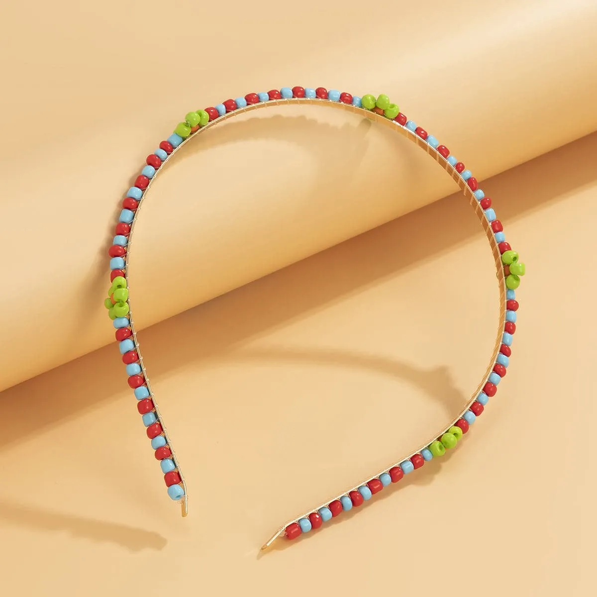 Green Howlite & 18K Gold-Plated Mum Station Headband
