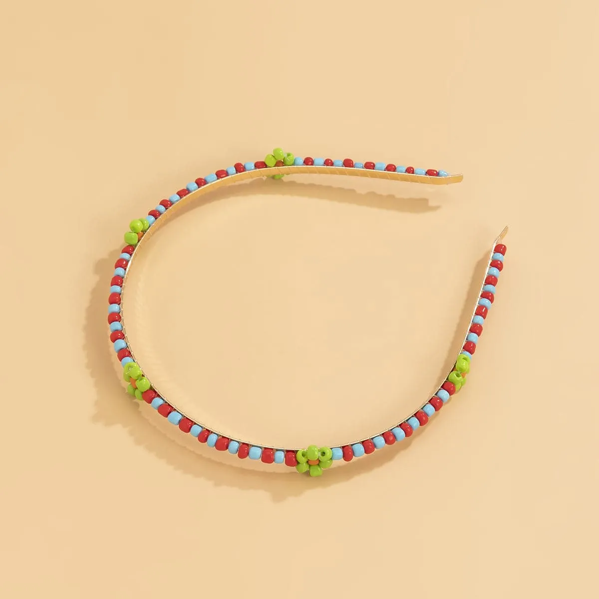 Green Howlite & 18K Gold-Plated Mum Station Headband